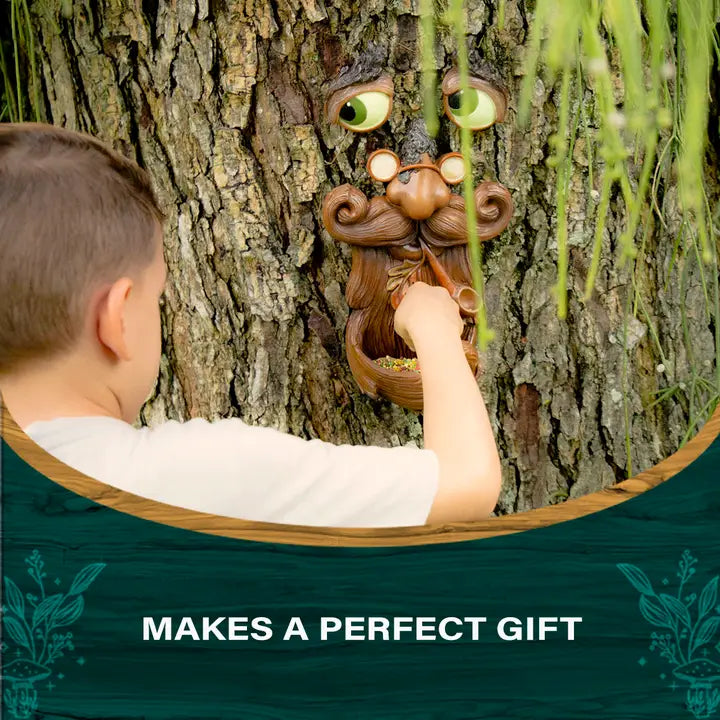 Tree Face - Bird Feeder