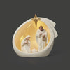 Lighted Holy Family in Cave with Shooting Star