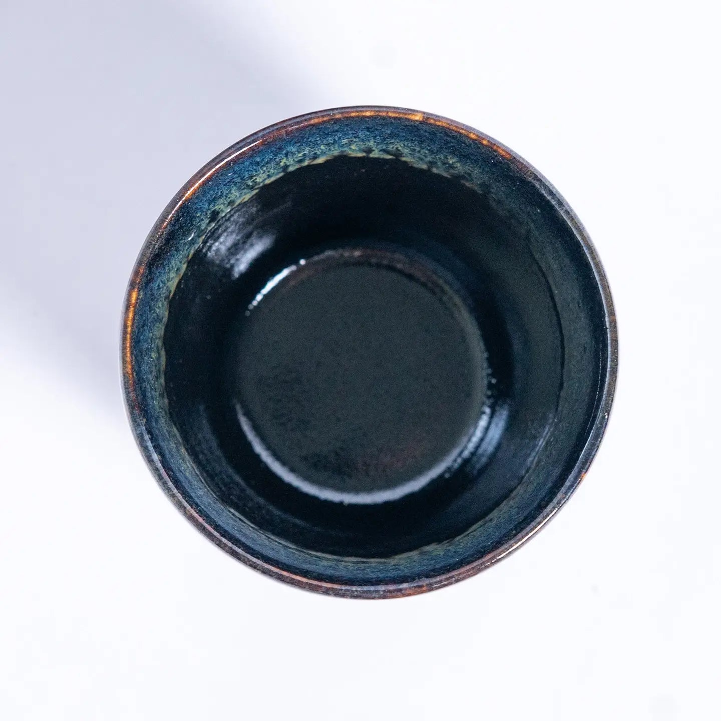 Soba Choko Cup – 8 oz, Tenmoku Shironagashi