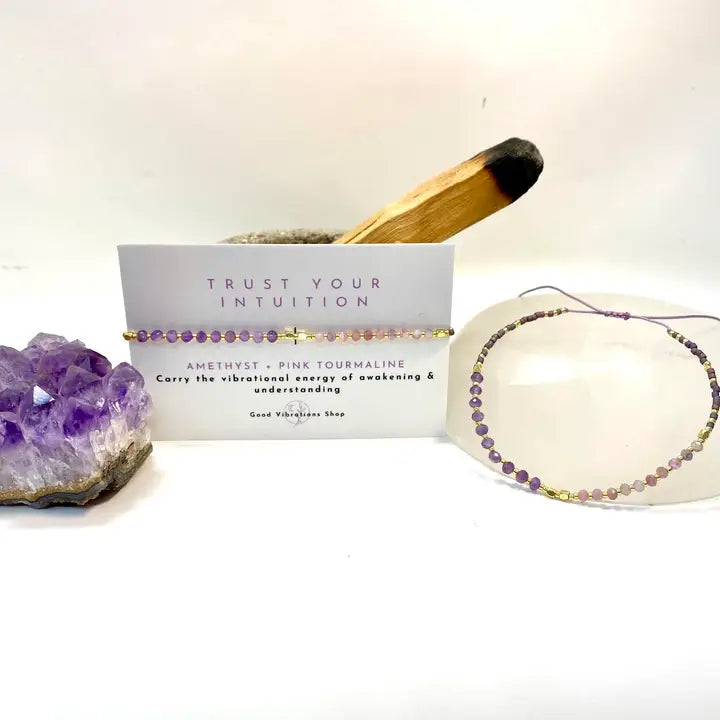 Trust Your Intuition ⎮ Gemstone Intention Bracelet