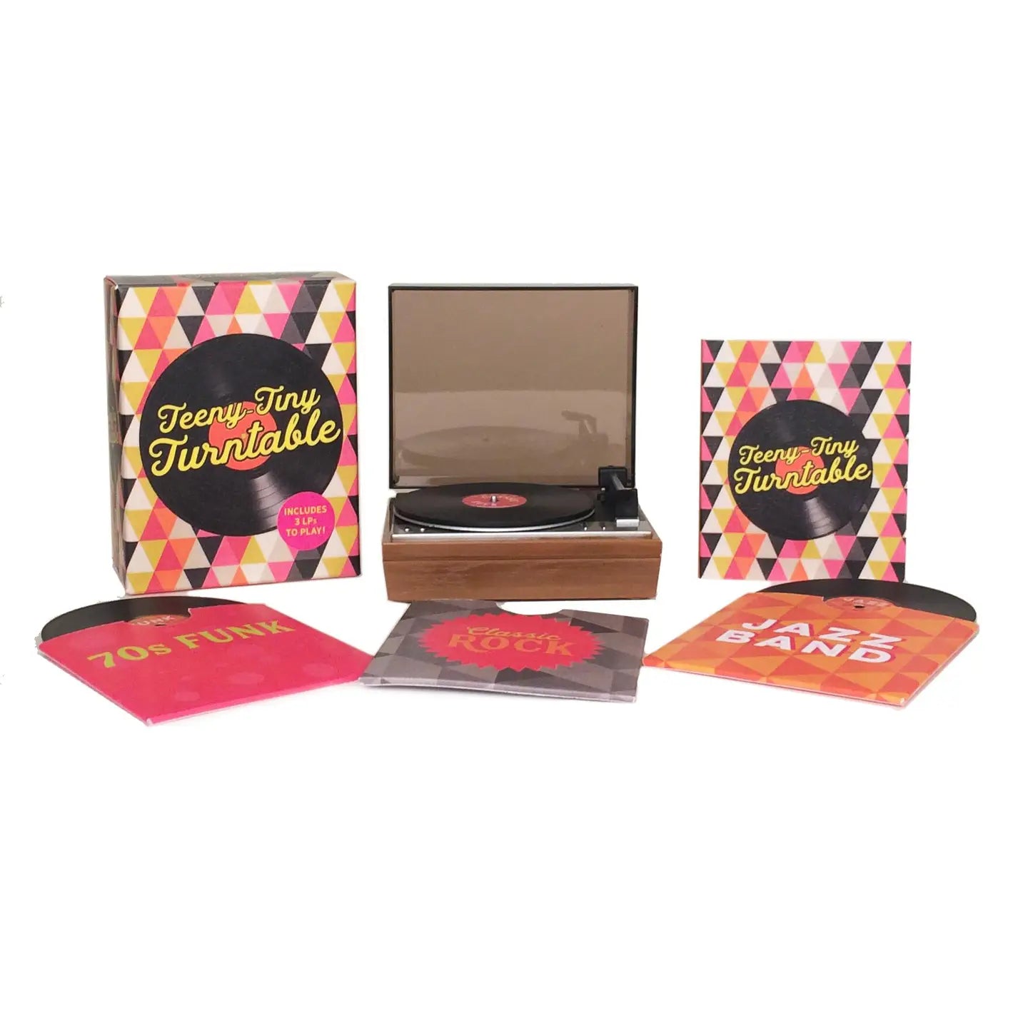 Teeny-Tiny Turntable: Includes 3 Mini-Lps To Play!