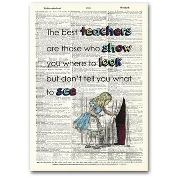 Vintage Dictionary Art