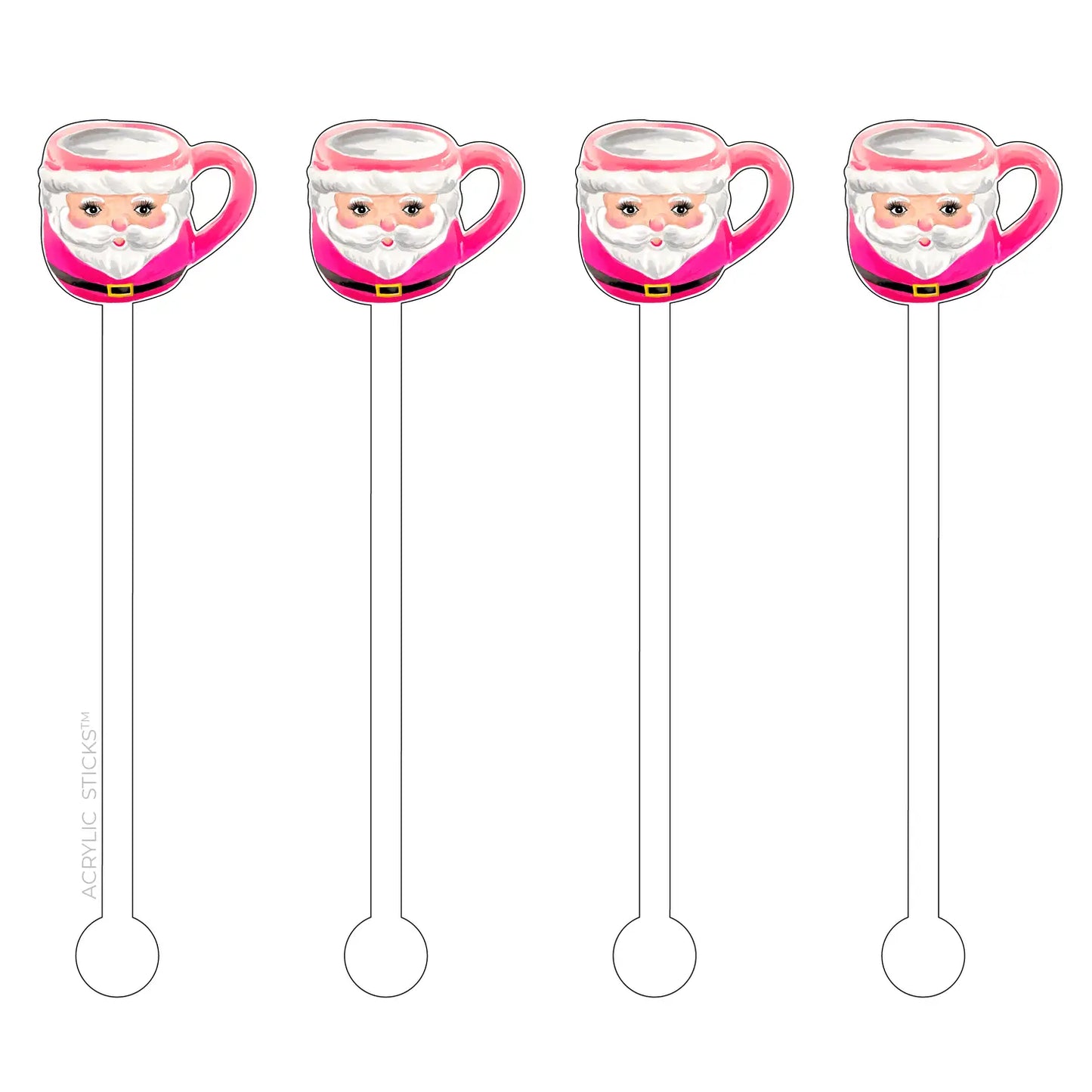 Holiday Acrylic Sticks - Drink Stirrers
