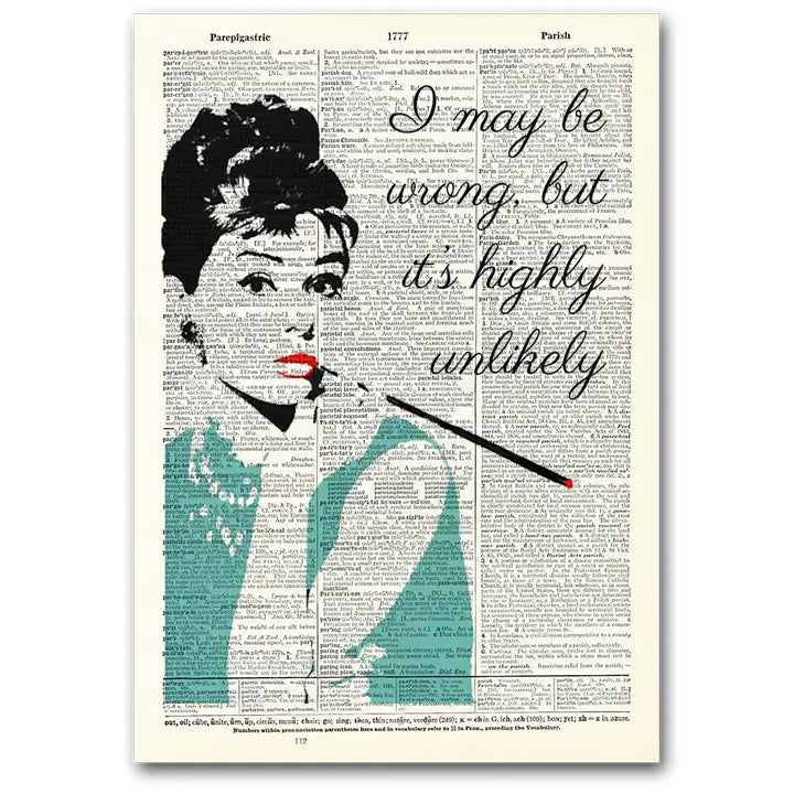 Vintage Dictionary Art