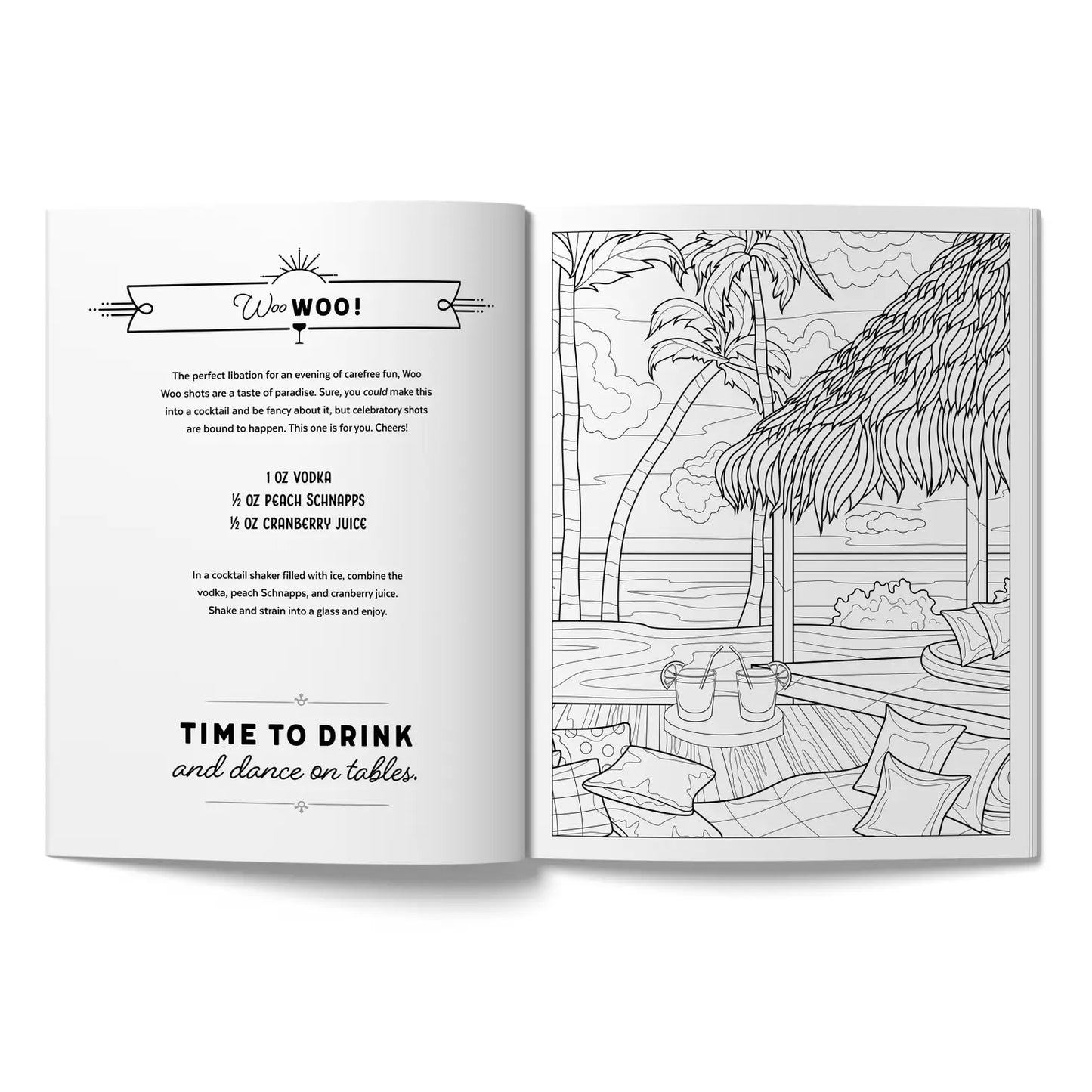 Creative Drinker Coloring Book
