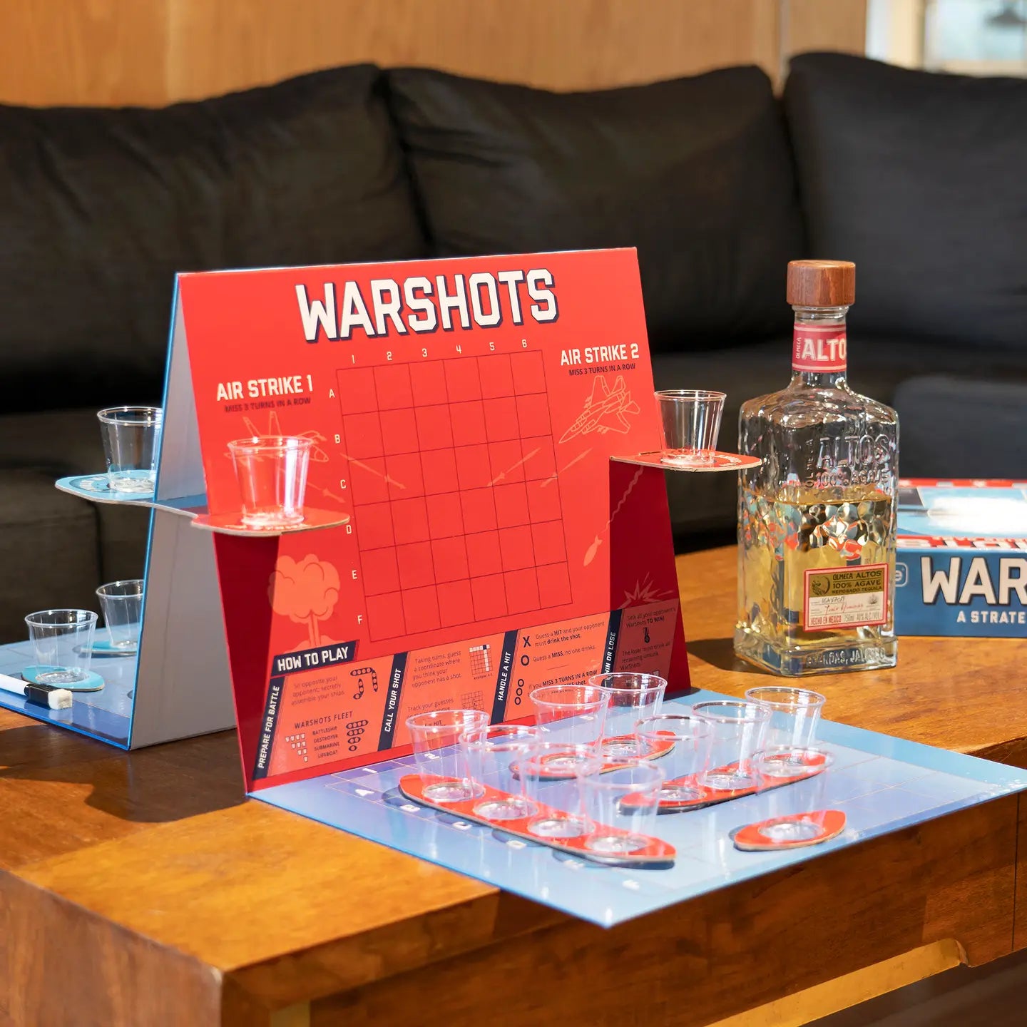 Warshots Battleship Shot Drinking Board Game