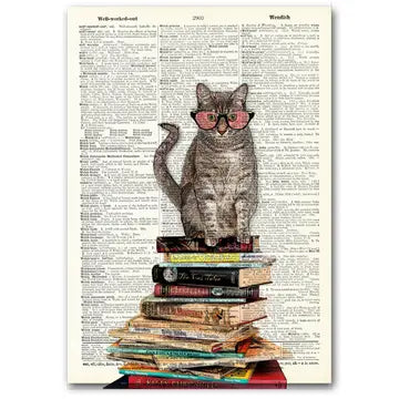 Vintage Dictionary Art