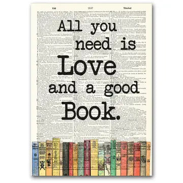 Vintage Dictionary Art