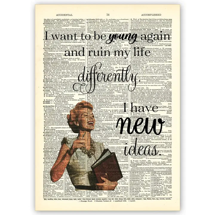 Vintage Dictionary Art