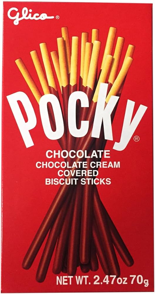 POCKY CHOCOLATE COVERED COOKIE STICKS 2.47 OZ BOX