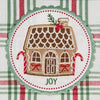 Gingerbread Houses Embellished Dishtowel