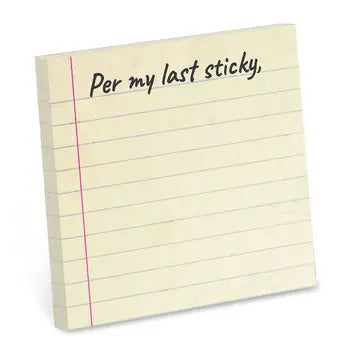 Sticky Note Pad