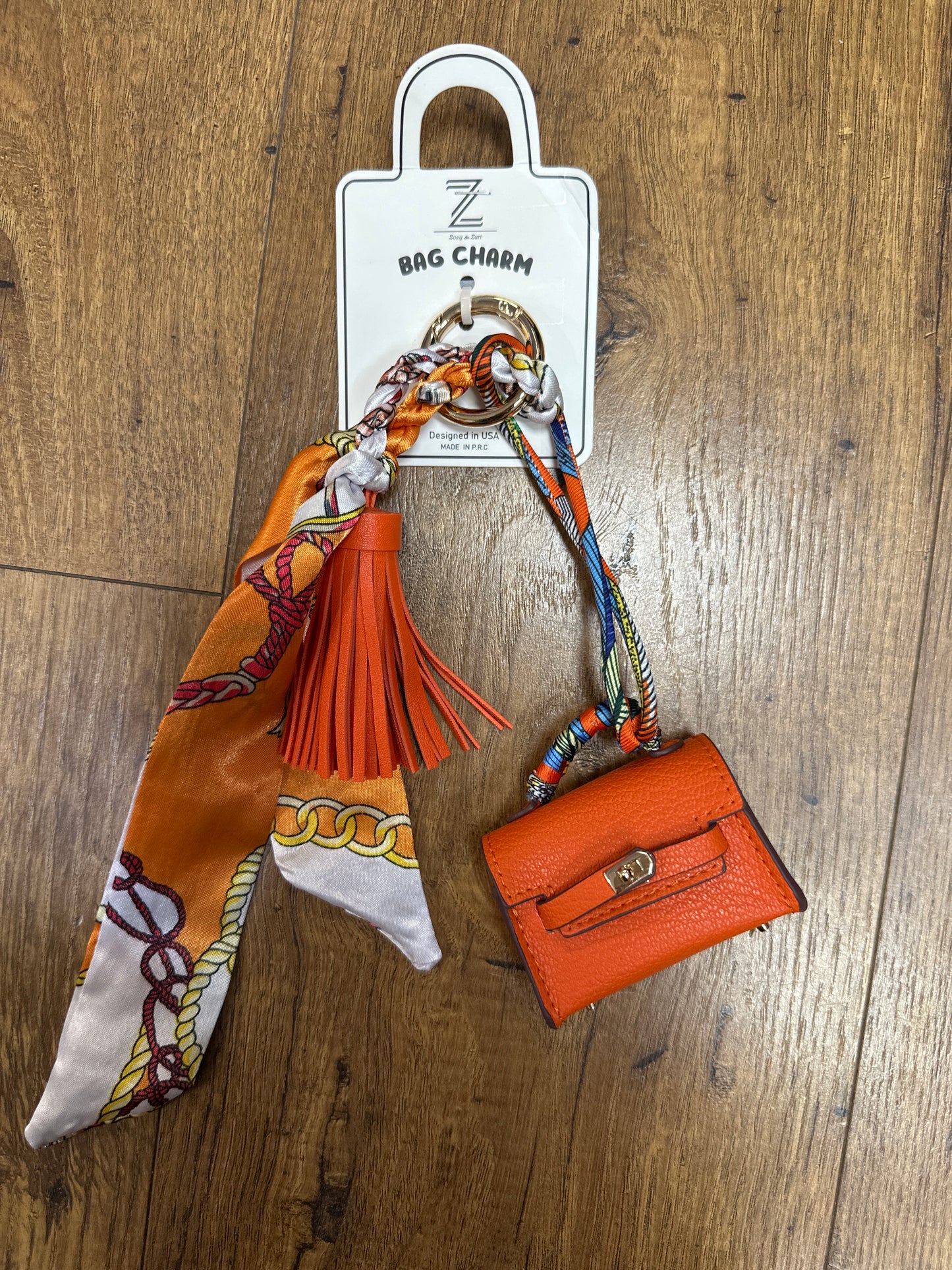 Mini Bag Scarf Bag Charm