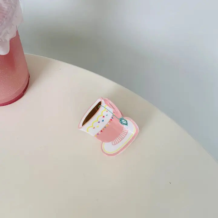 Tea Cup Hair Claw