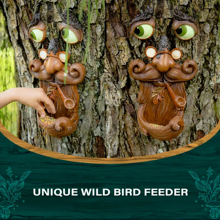 Tree Face - Bird Feeder