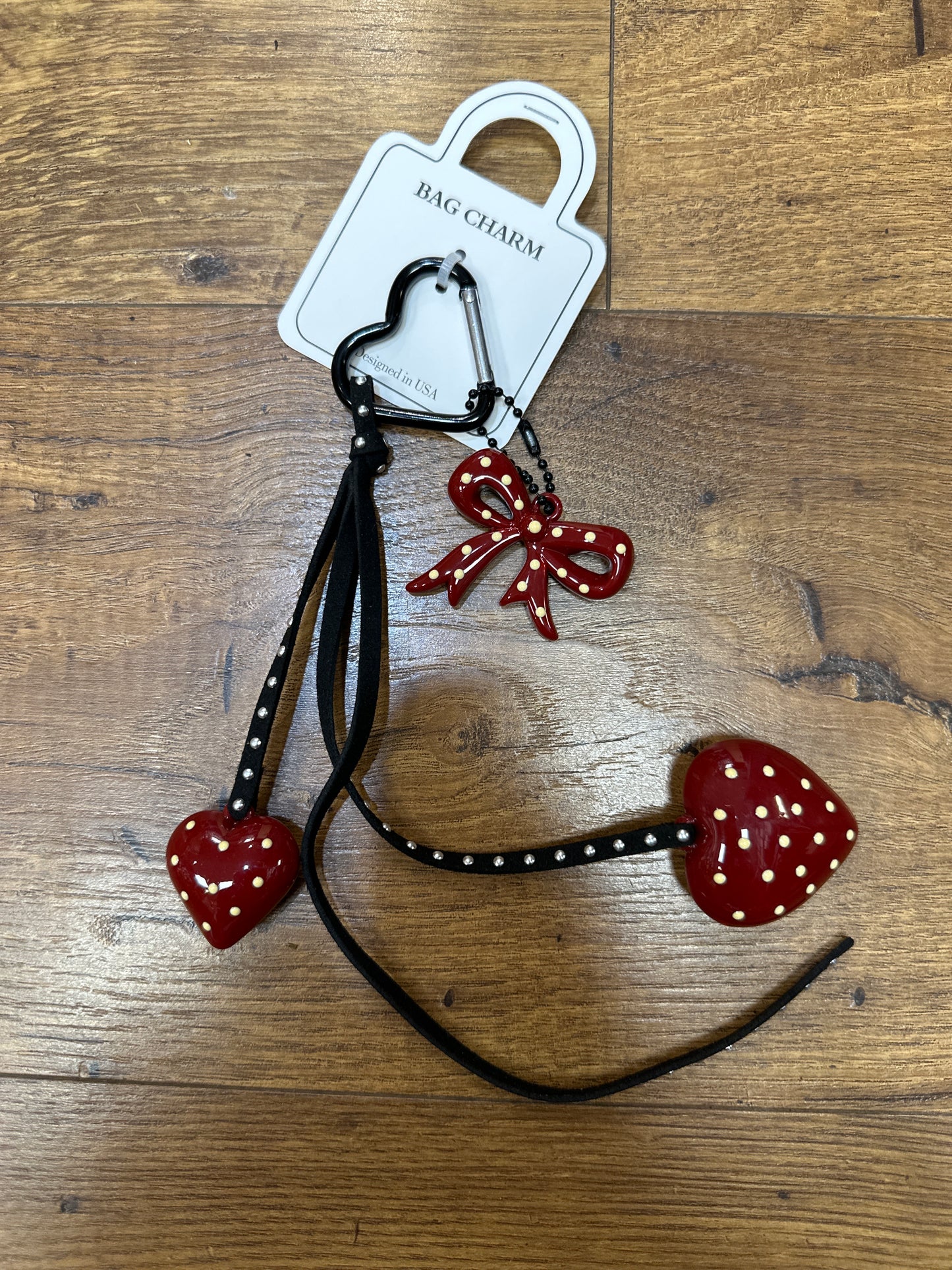 Heart Bag Charm