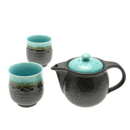 Tea Set Turquoise Sky