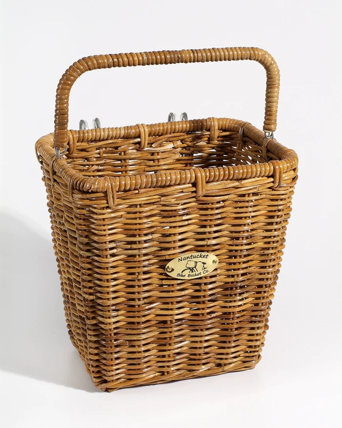 Rear wicker bike basket sales