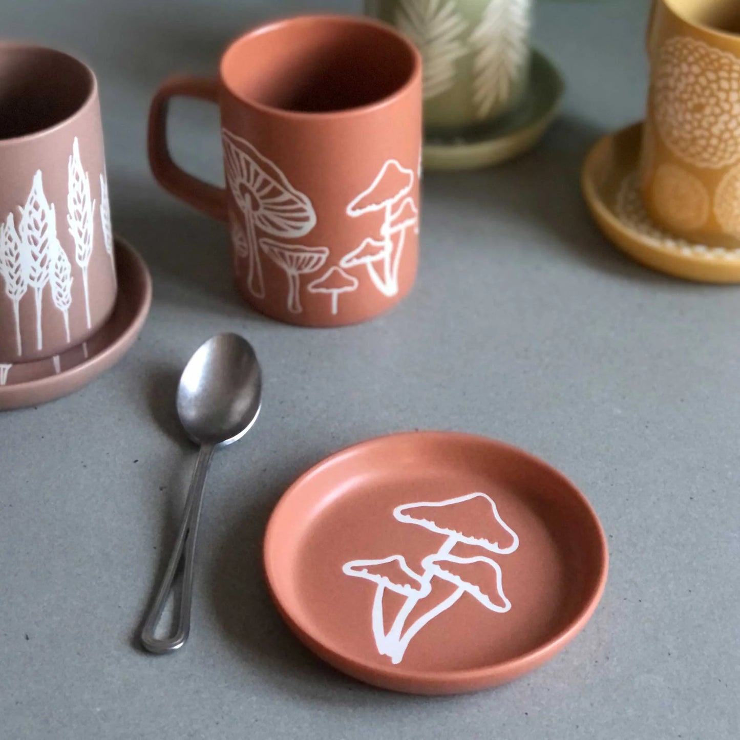 Cuppa Color Coaster - Mushroom