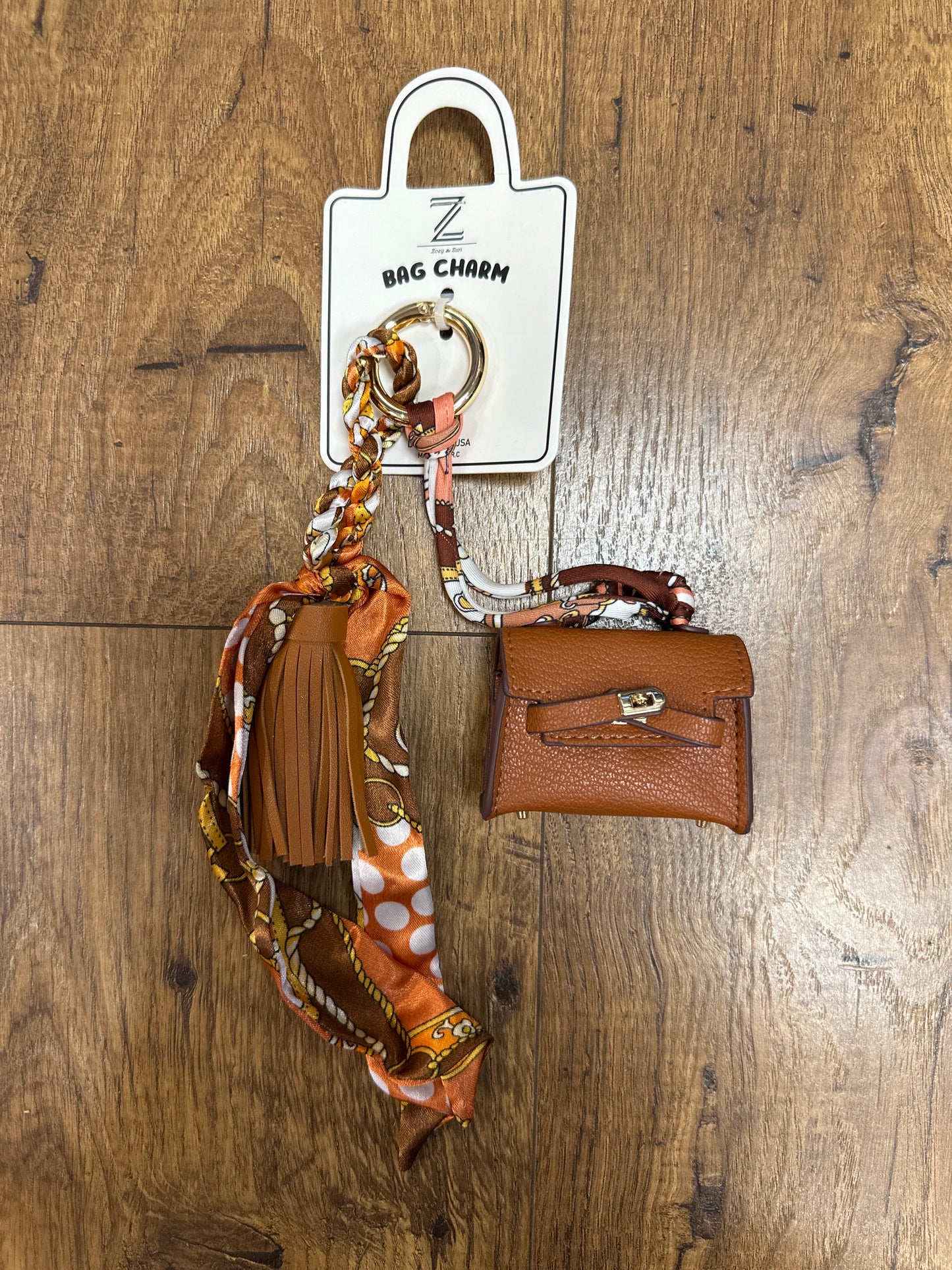 Mini Bag Scarf Bag Charm