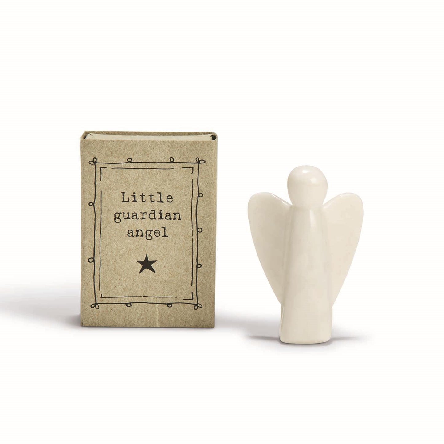 Little Guardian Angel Matchbox in Gift Box Designed by East of India - Porcelain