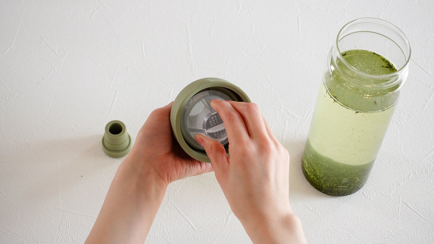 Filter-in Tea Bottle 750mL Smokey Green