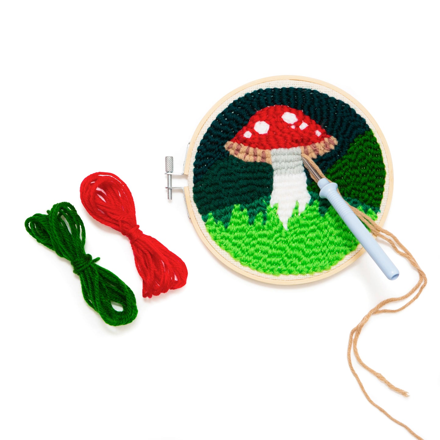 Needle Punch Kit -Mushroom