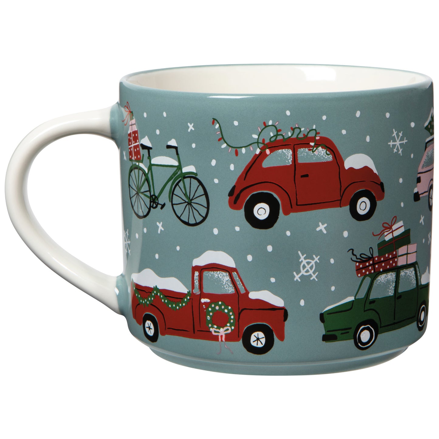 Holiday Traffic Lidded Mug