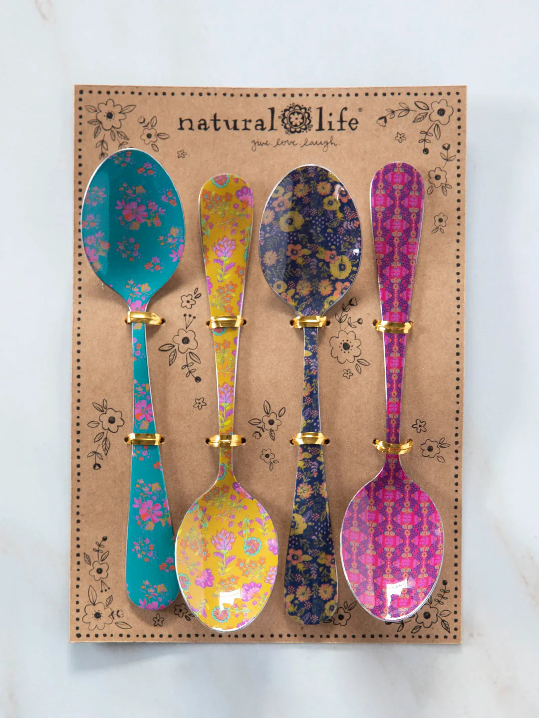 Ditsy Teaspoons, Set of 4