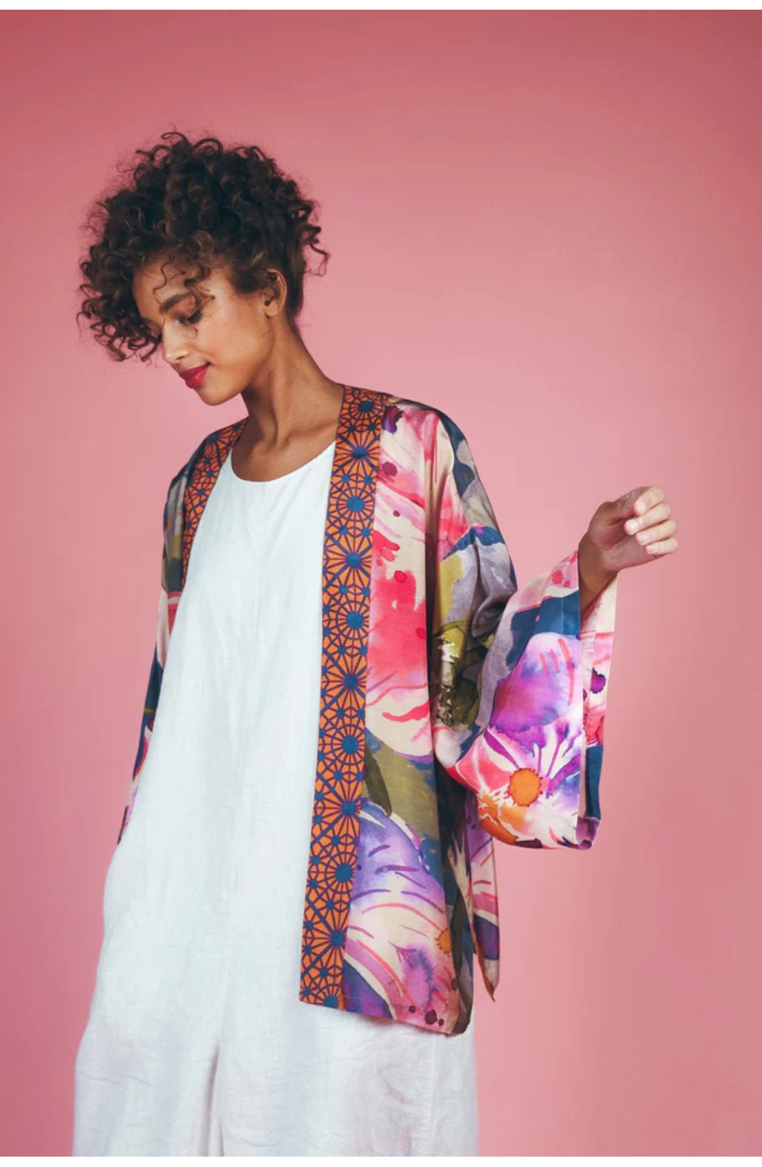 Kimono Jacket Blue Orchid