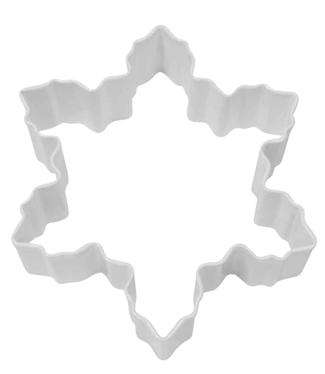 Snowflake 4" Cookie Cutter - White