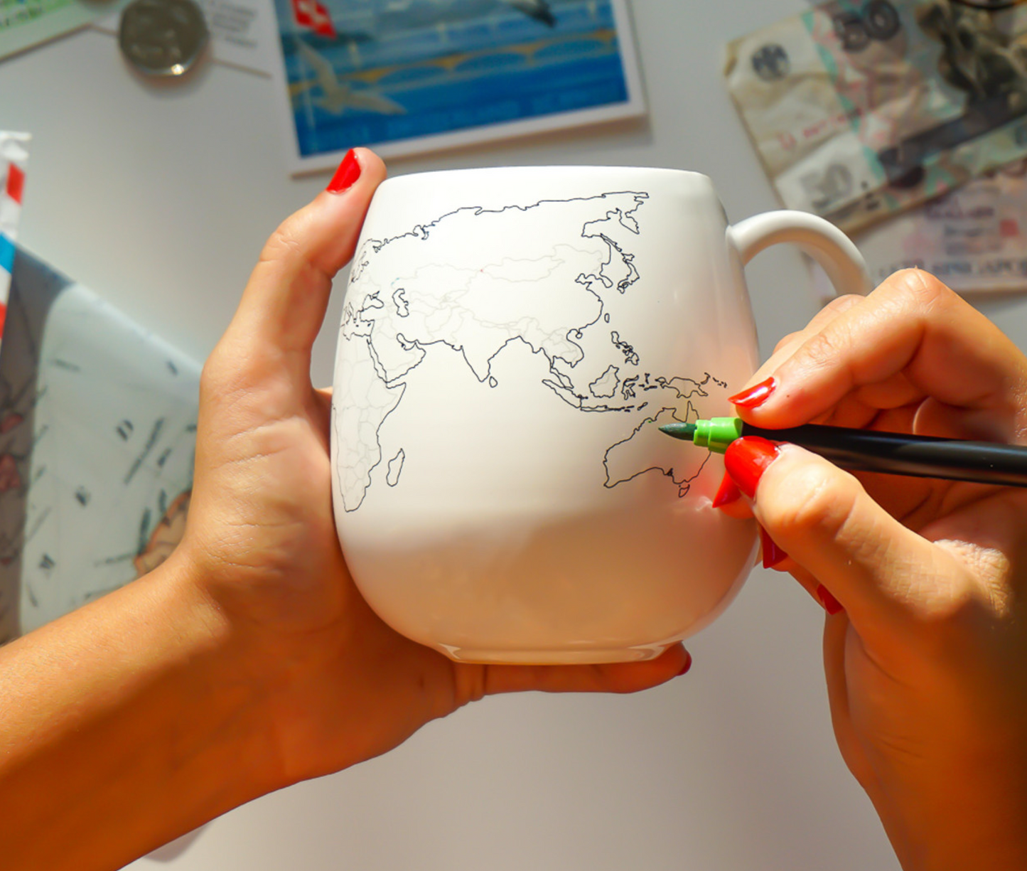 World Mug Color In Mug