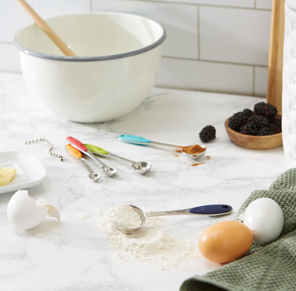 MEASURING SPOON - COLOR HANDLE SET OF 5