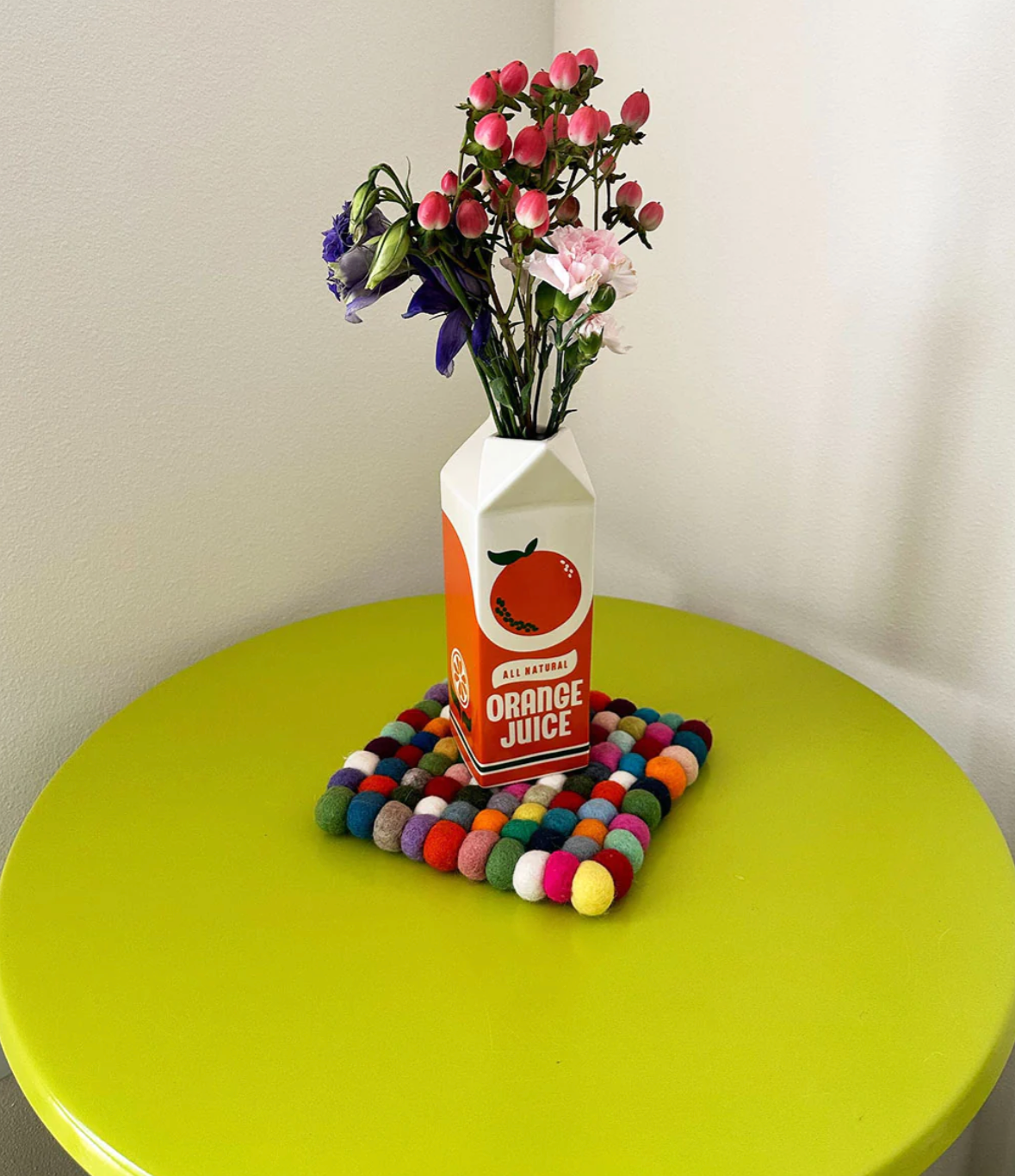 RISE AND SHINE VASE - ORANGE JUICE