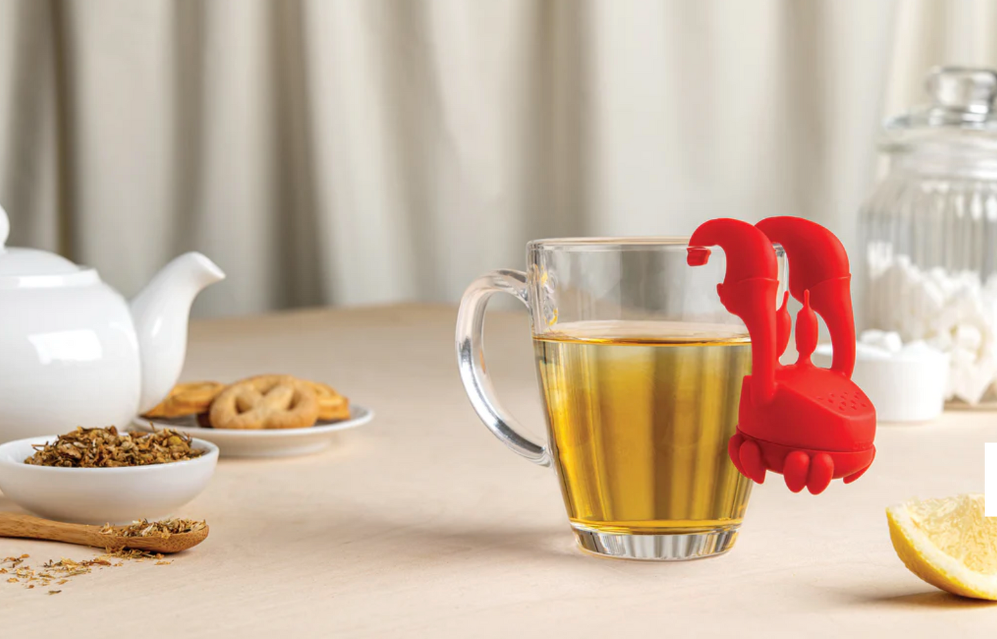 CRAB TEA Tea infuser