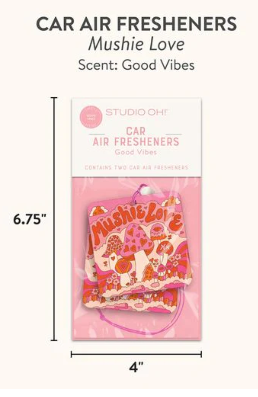 Car Air Freshener - Mushie Love