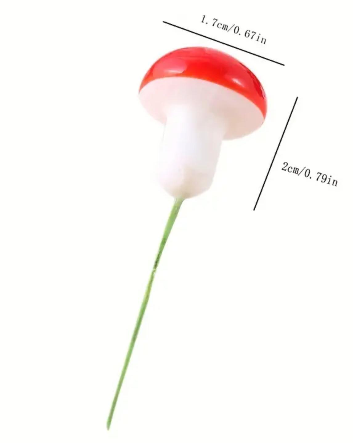 20pcs Mini Mushroom Miniatures