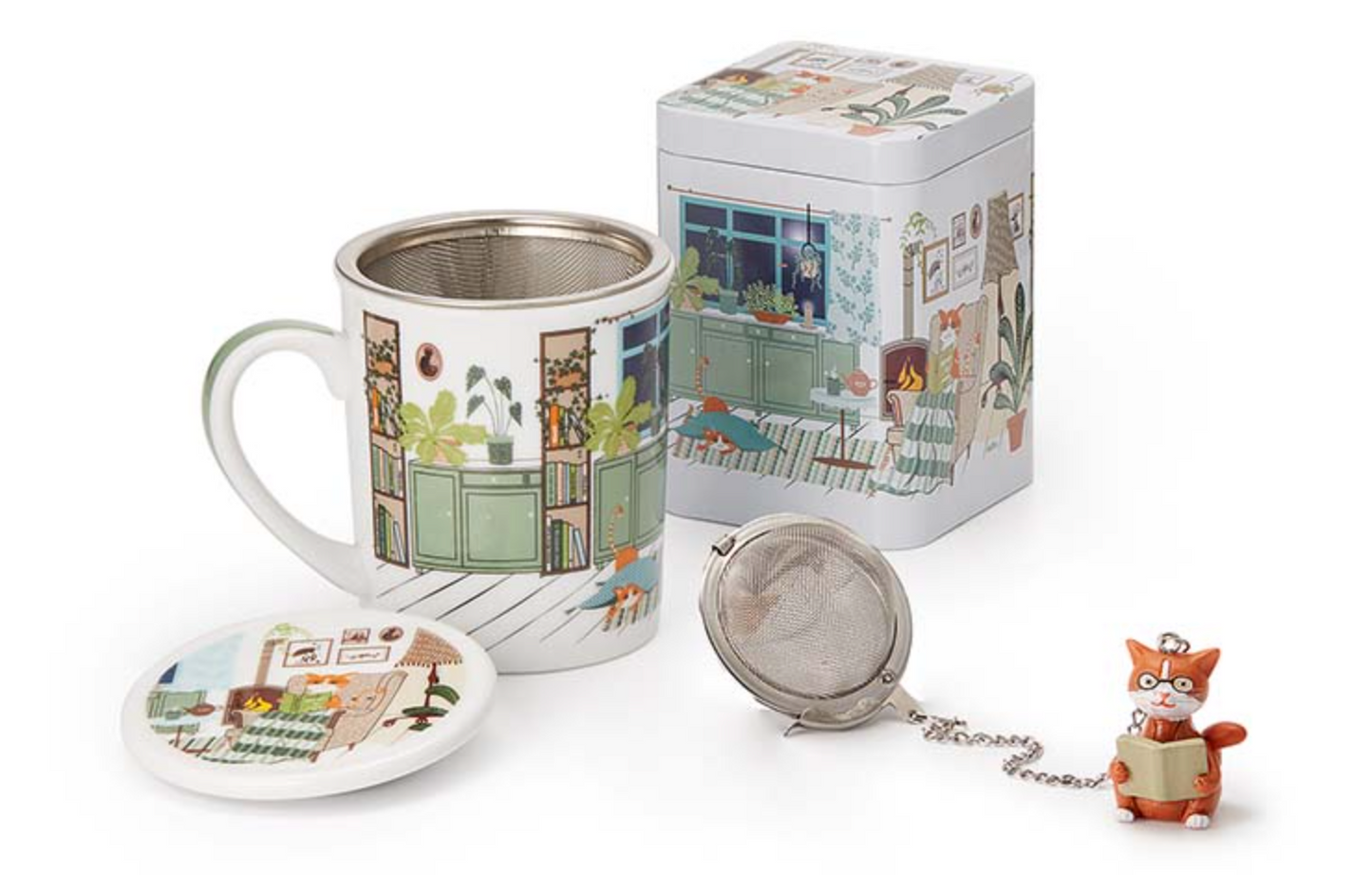 Tea Tin "Oskar", 3.5 oz. (100 g)