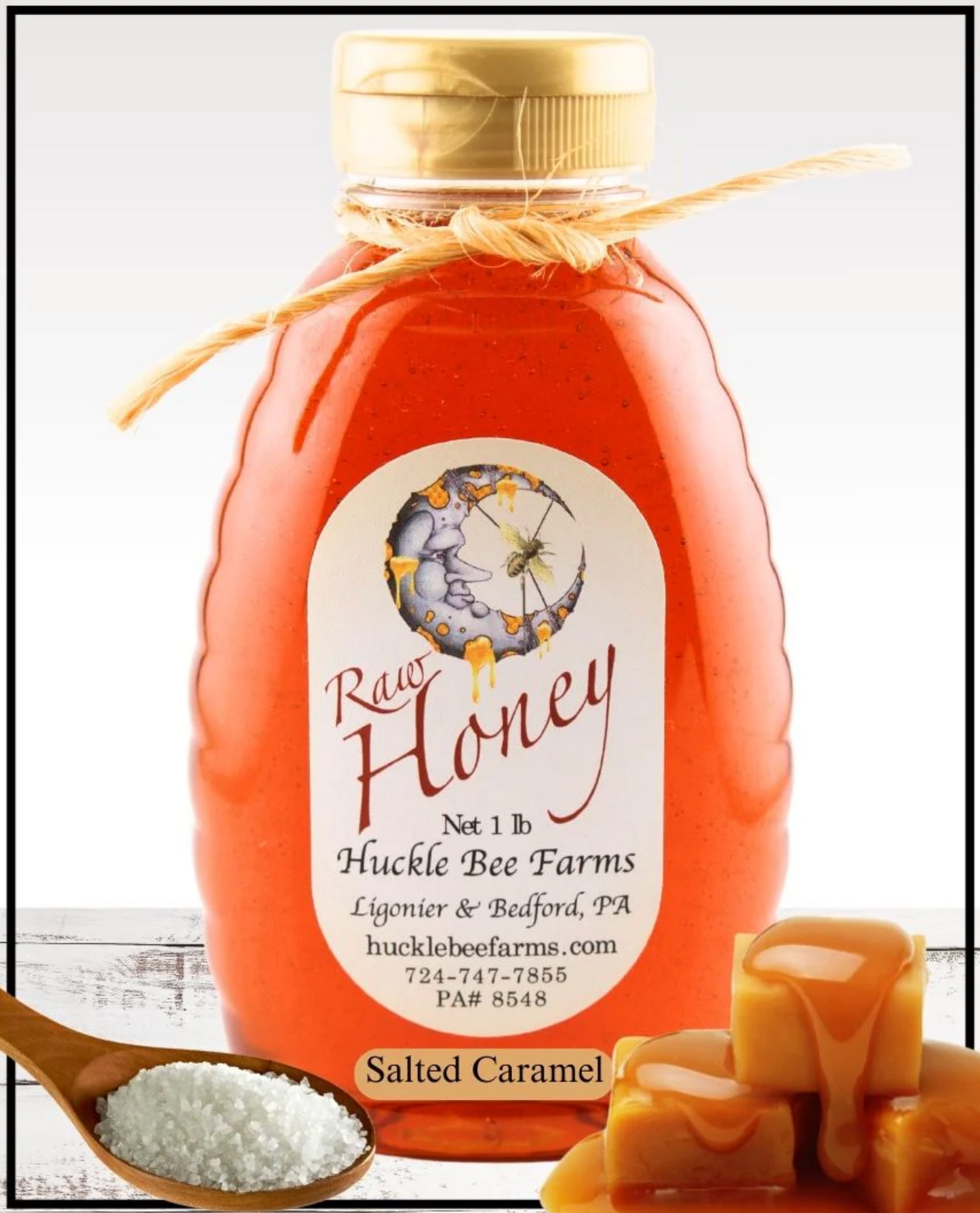 Infused Honey 1/2 Lb Size Bottle Huckle Bee Farms