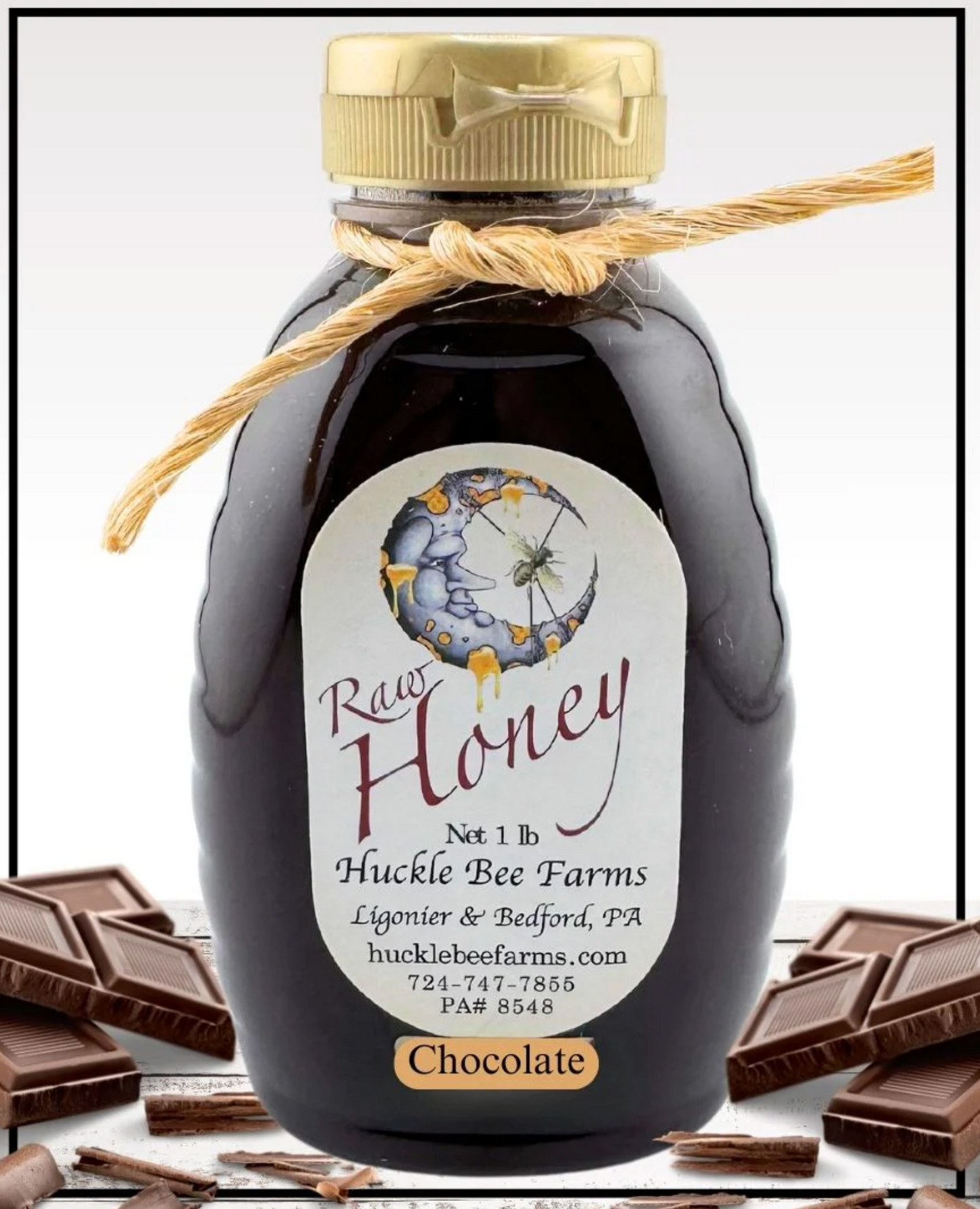 Infused Honey 1/2 Lb Size Bottle Huckle Bee Farms