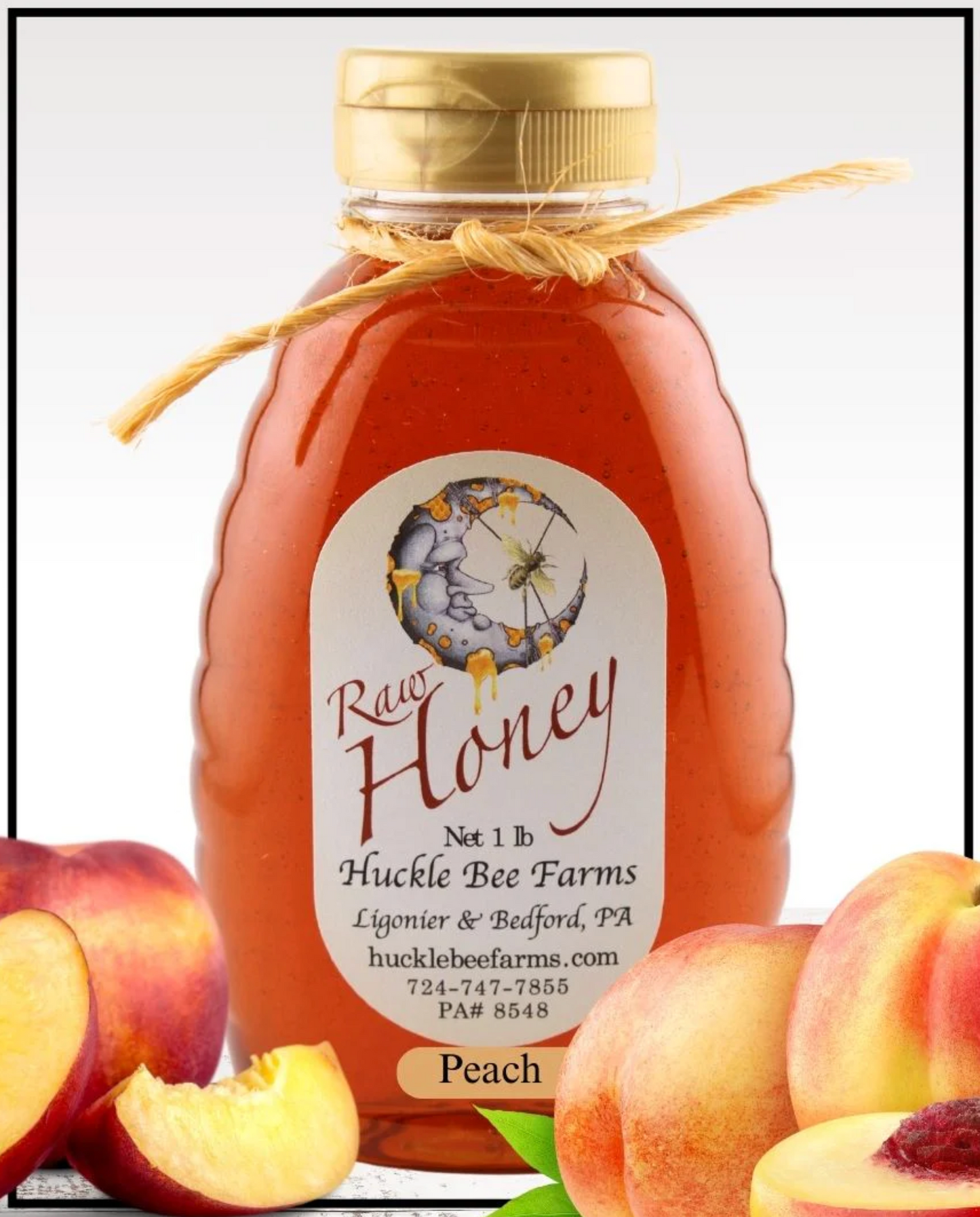 Infused Honey 1/2 Lb Size Bottle Huckle Bee Farms