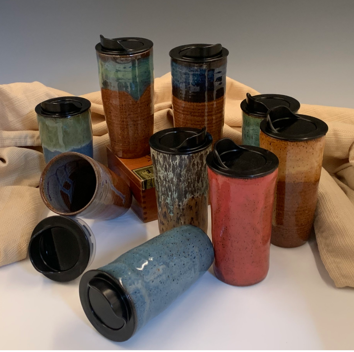 Ceramic Mug and Travel Lid