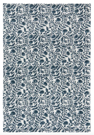 Dish Towel - Block Print Waffle Jasmine