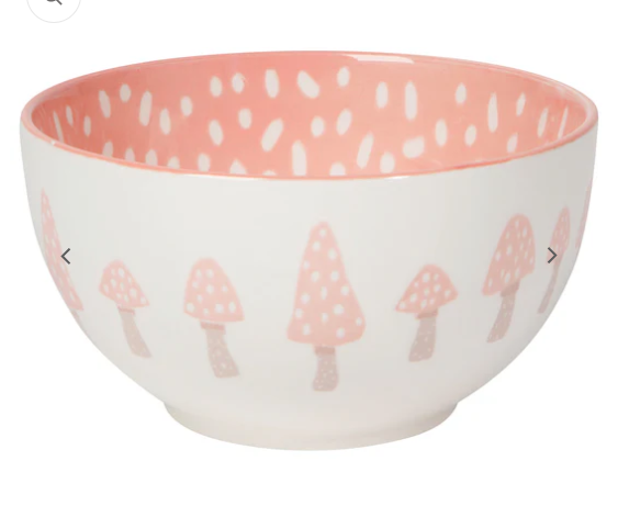 Toadstool Everyday Bowls (Set of 4)