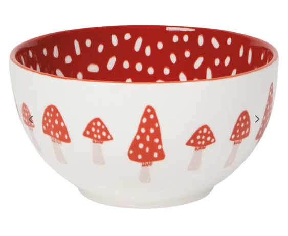 Toadstool Everyday Bowls (Set of 4)
