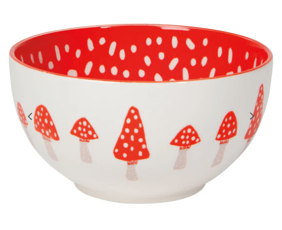 Toadstool Everyday Bowls (Set of 4)