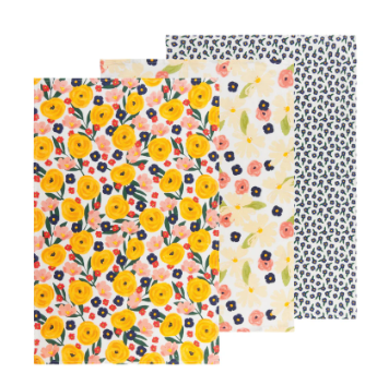 Dish Towel - Bakers Floursack - Full Bloom (Set of 3)