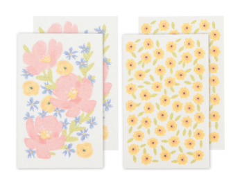 Full Bloom Pop-Up Sponges (Set of 4)