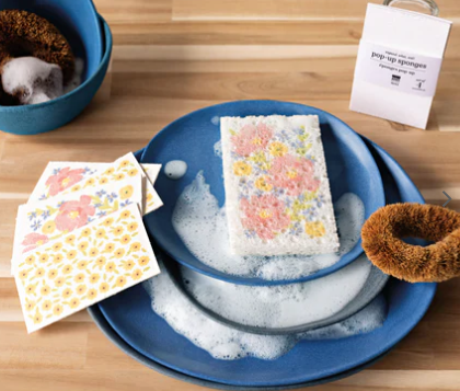 Full Bloom Pop-Up Sponges (Set of 4)