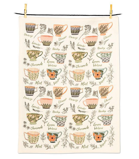 Tea Garden Kitchen Towel